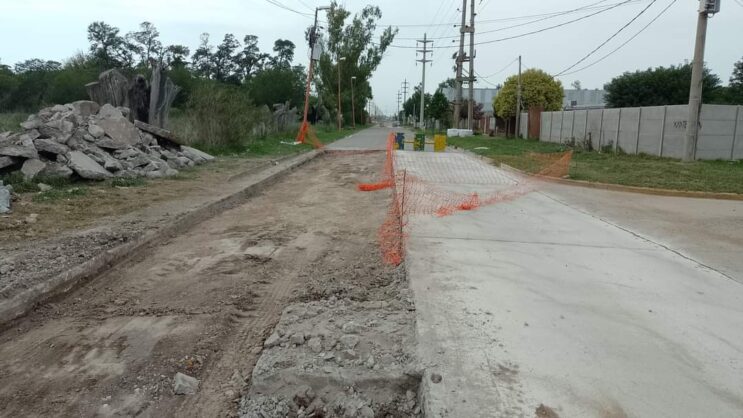 El municipio realiza obras de bacheo en distintos puntos de la ciudad