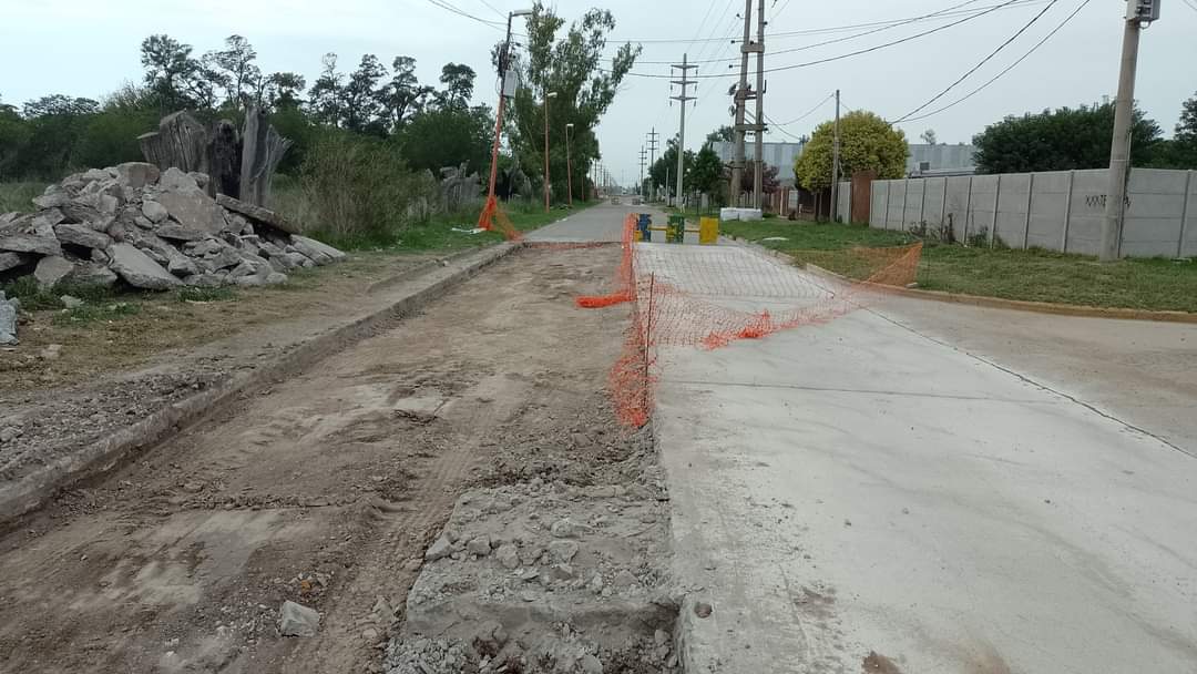 El municipio realiza obras de bacheo en distintos puntos de la ciudad