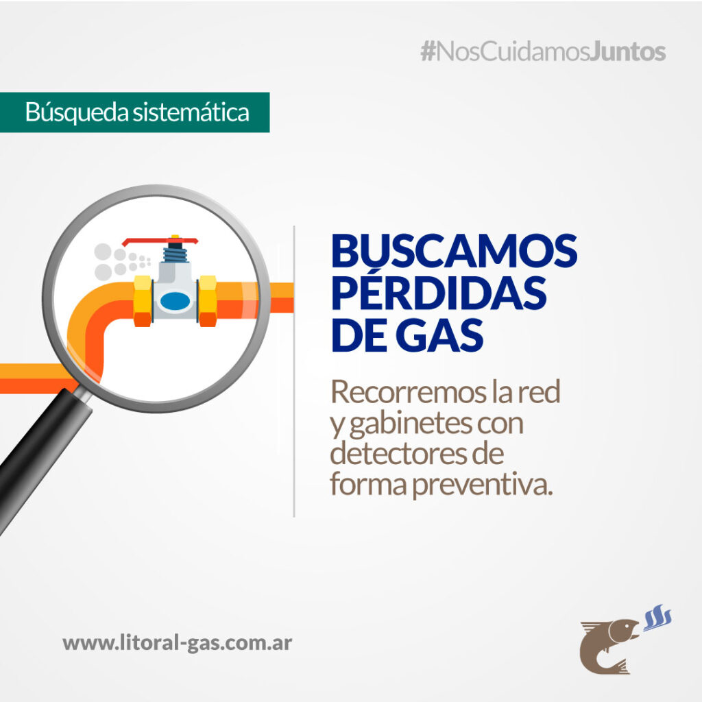 Durante febrero, continúan las recorridas para detectar fugas de gas en Puerto General San Martín y la zona