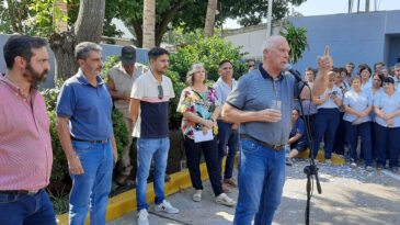 De Grandis anunció que abonará en un solo pago la totalidad del aumento salarial paritario