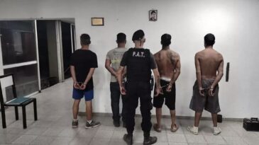 Cuatro detenidos por robo de cables en Puerto General San Martín