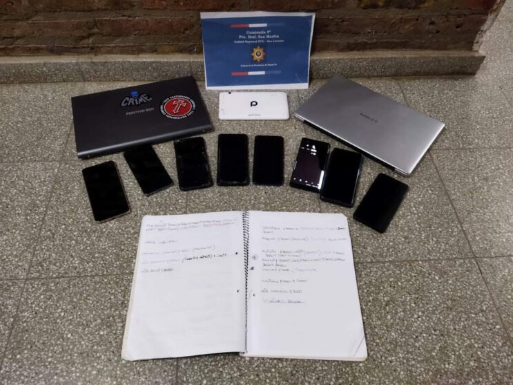 Allanamiento y detención en Puerto General San Martín por amenazas y juego clandestino