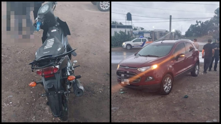 Choque en Ruta 11 y Bolivia de Puerto General San Martín: una joven terminó en el hospital