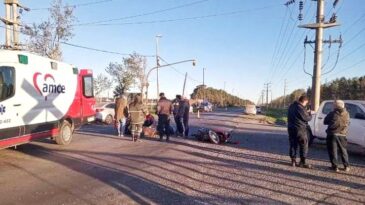 Siniestro vial con el saldo de un hombre mayor de edad hospitalizado