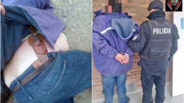 Les "mangueaba" a los camioneros con armas blancas en la cintura y terminó en calabozo