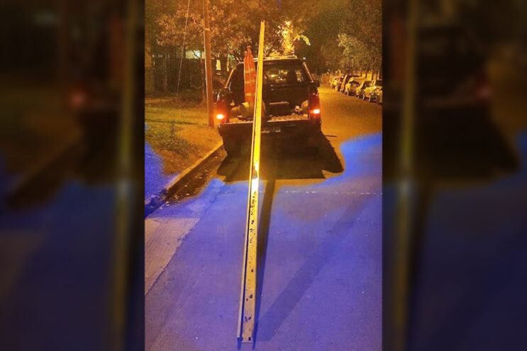 Llevaban al hombro un perfil de dudosa procedencia y los sorprendió el comando