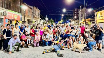Se inauguró en Puerto General San Martín un nuevo tramo del Centro Comercial a Cielo Abierto