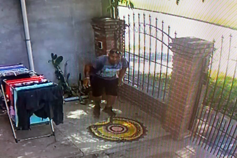 Inseguridad: delincuente quedó filmado robando un par de zapatillas de mujer