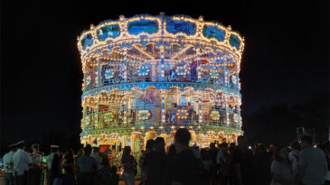 Quedó inaugurado en Puerto General San Martín el carrusel más grande del mundo